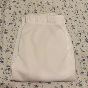 Recently bought white sweats, size L